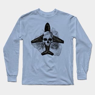 Inktober Day 2 - Tranquil Airplane Mode Long Sleeve T-Shirt